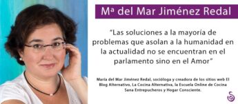 MARÍA DEL MAR JIMÉNEZ REDAL: "HOY PREPARAR LENTEJAS A FUEGO LENTO ES UN ACTO SUBVERSIVO"